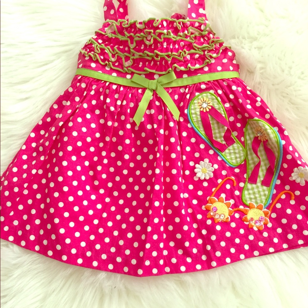 Baby summer polka dat dress